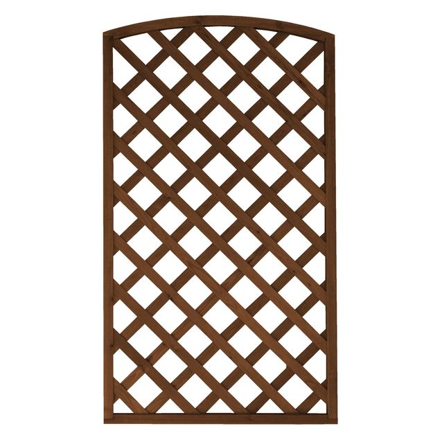 Aitaelementti Sateenkaari A19R 900x1600 mm vinoristikko ruskea