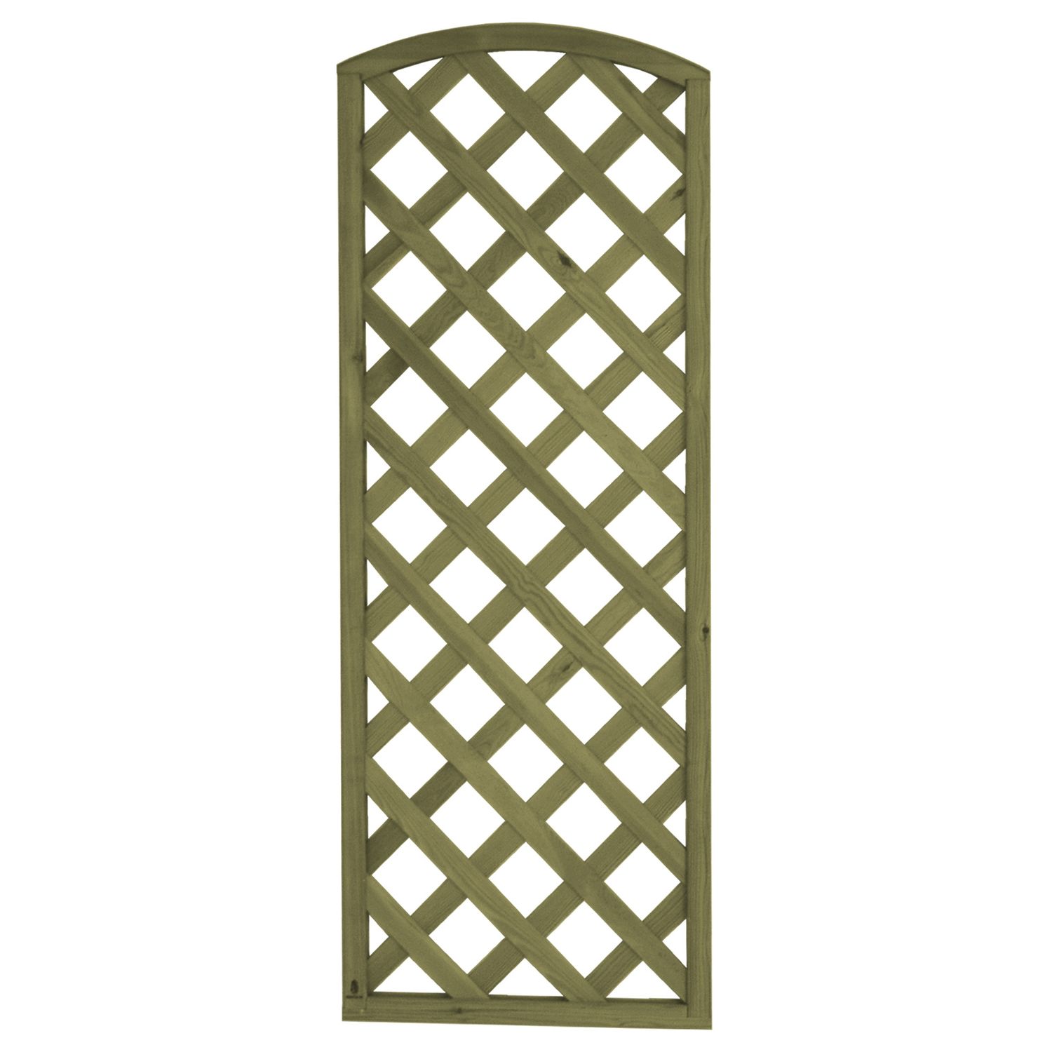 Aitaelementti Sateenkaari A20 600x1600 mm vinoristikko vihreä