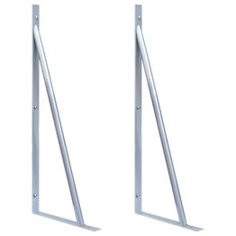 Aitatolppien tukikannattimet, galvanoitu teräs, eri pakkauskokoja