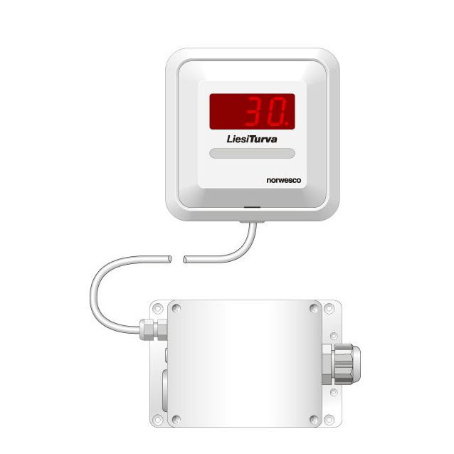 Liesiajastin Norwesco LiesiTurva LT16, 3-vaiheinen, 16A, 400V, IP21, aktivoidaan napista