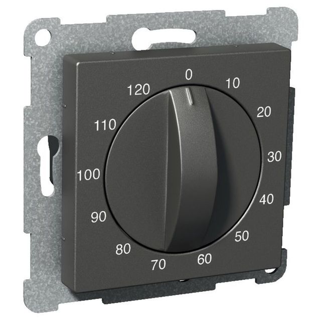 Ajastin mekaaninen 0-120min antrasiitti Exxact 2622020