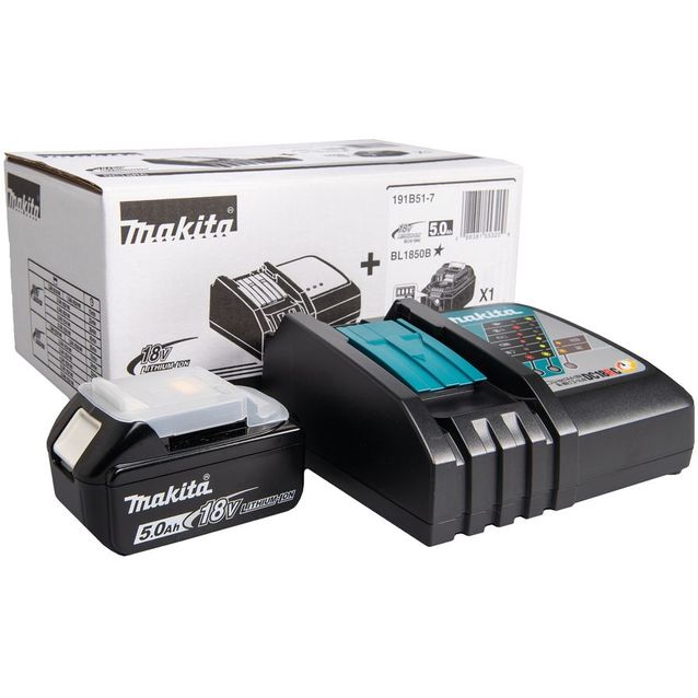 Akku ja latauslaite Makita 18V 5.0Ah Powerpack 191B51-7