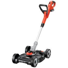 Akkutrimmeri 3-in-1 Black+Decker STC1820CM 18V Li-ion + ruohonleikkuualusta