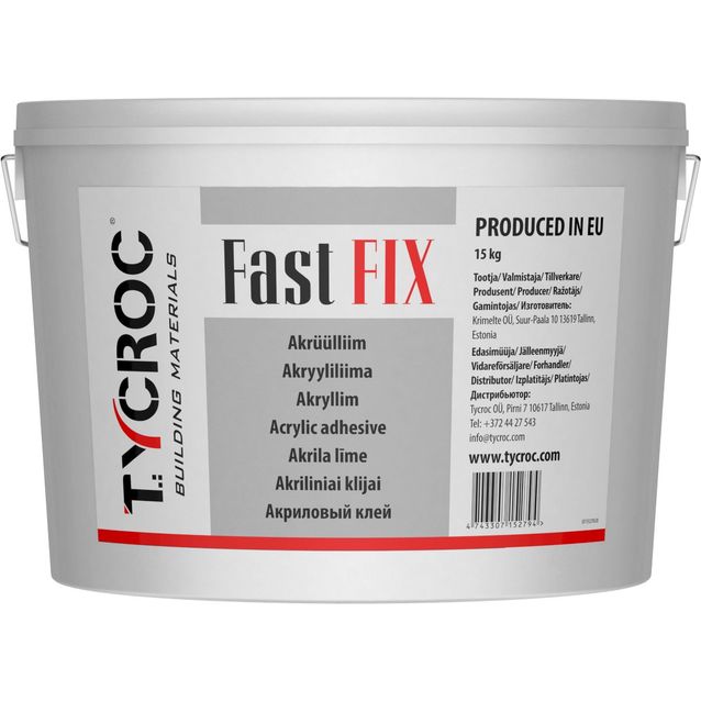 Akryyliliima Tycroc Fast FIX 15 kg