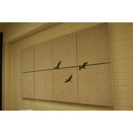 Akustiikkataulu Yeseco Quiet 320x160 cm kollaasi 8 kpl 80x80 cm eri kuvia (myös omalla kuvalla)