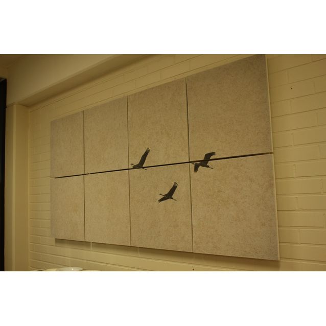 Akustiikkataulu Yeseco Quiet 320x160 cm kollaasi 8 kpl 80x80 cm eri kuvia (myös omalla kuvalla)