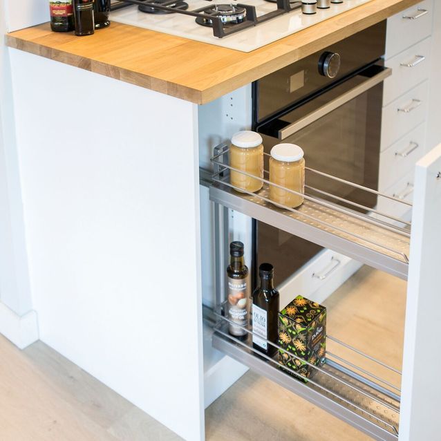 Alakaapin irtosivu Ideal Keittiöt Halla 588x860x18mm mattavalkoinen