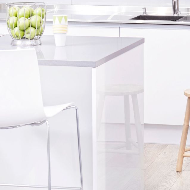 Alakaapin irtosivu Ideal Keittiöt Lumi 588x860x18mm kiiltävä valkoinen