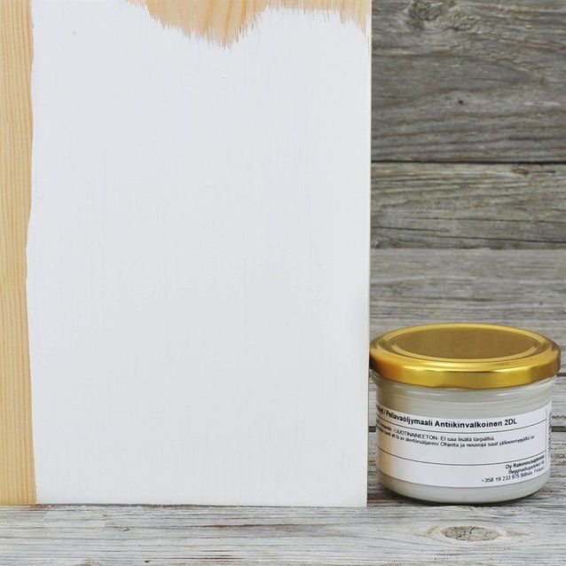 Pellavaöljymaali Allbäck antiikinvalkoinen 200 ml