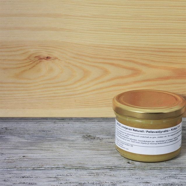 Pellavaöljyvaha Allbäck kirkas 1 l