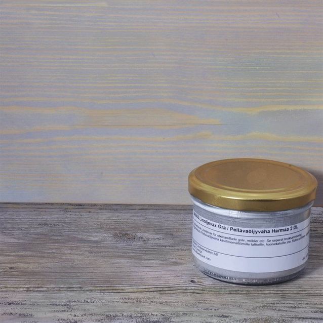 Pellavaöljyvaha Allbäck harmaa 1 l