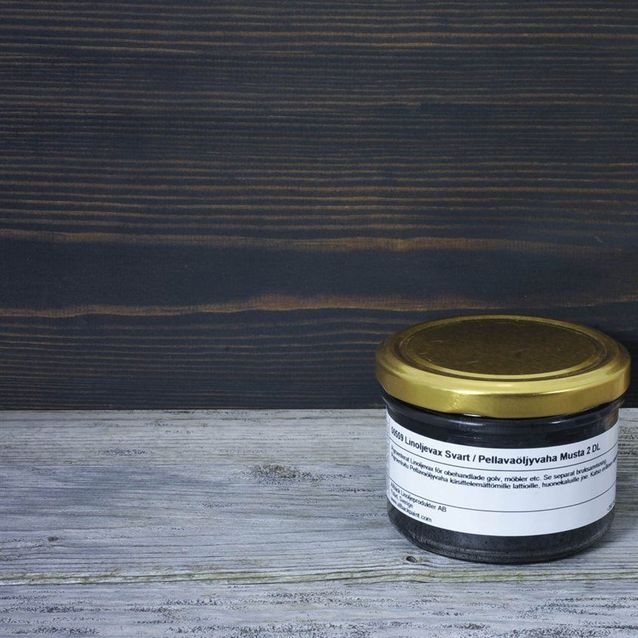 Pellavaöljyvaha Allbäck musta 1 l