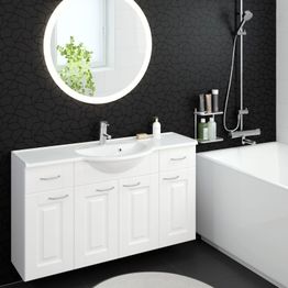 Allaskaappi altaalla Otsoson Marilyn 1200, 1200x330/460, valkoinen, eri vaihtoehtoja