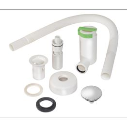 Allaskaapin pop-up-vesilukko Gustavsberg Easy Clean Arctic