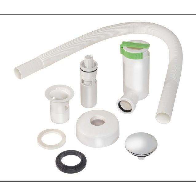 Allaskaapin pop-up-vesilukko Gustavsberg Easy Clean Arctic