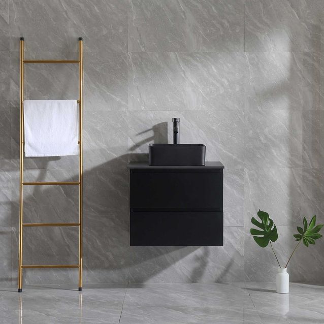 Allaskaappi altaalla Bathlife Extas 600-1000 mm musta