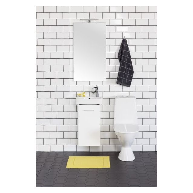 Allaskaappi iDO Glow 400 vetimellä valkoinen