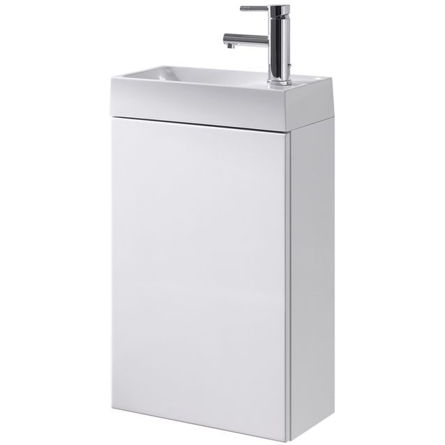 Allaskaappi Otsoson ja allas Young 40 400x680x225 mm valkoinen