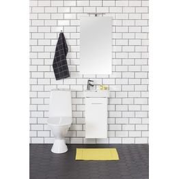 Allaskaappi pesualtaalla IDO Glow 400 vasen valkoinen