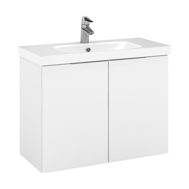 Allaskaappi pesualtaalla Temal Stella 2 ovea 82,5x40 cm valkoinen