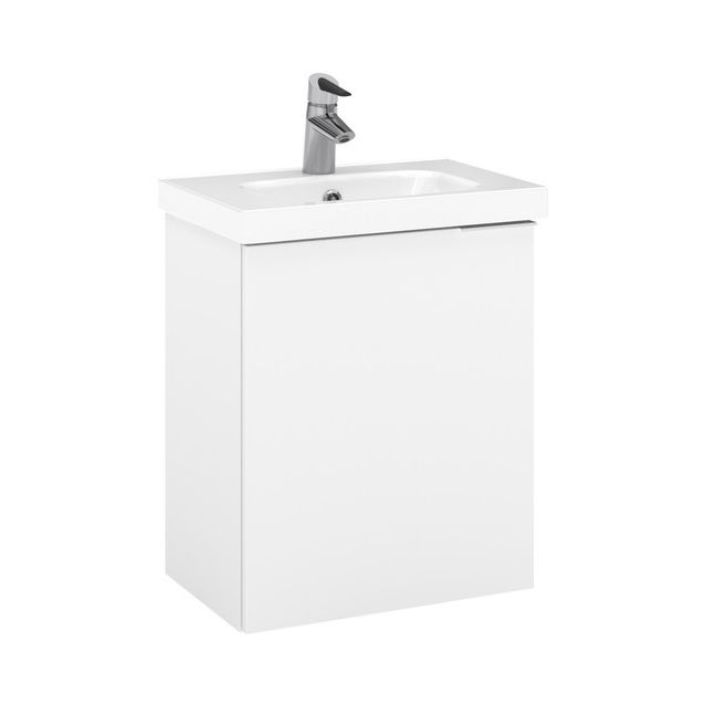 Allaskaappi pesualtaalla Temal Stella 52,5x35 cm 1 ovi vasen valkoinen