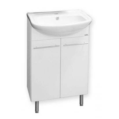 Allaskaappi Harma 500 480x289x830 mm pesualtaalla valkoinen
