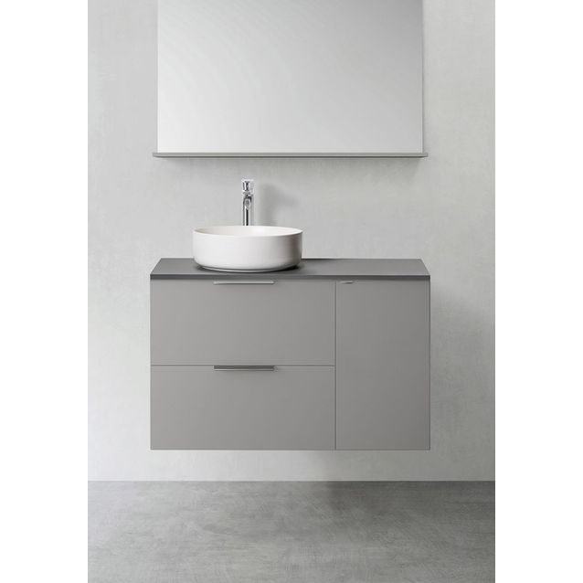 Allaskaluste Hafa Shape ja sivumoduuli 300 push open harmaa eri kokoja