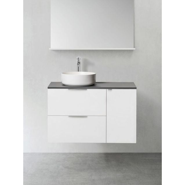 Allaskaluste Hafa Shape ja sivumoduuli 300 push open mattavalkoinen eri kokoja