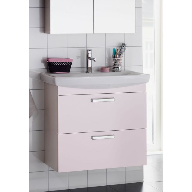 Allaskaluste ja pesuallas Hafa Life 600 vaaleanpunainen