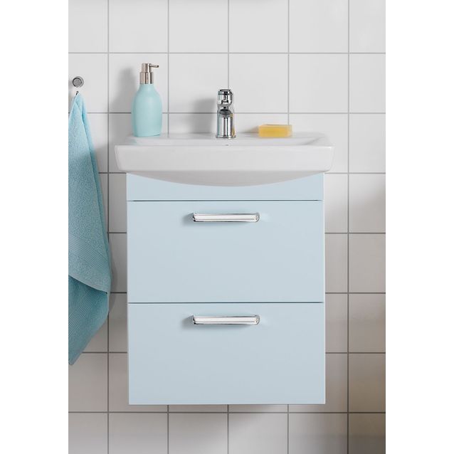 Allaskaluste ja pesuallas Hafa Life 600 vaaleansininen