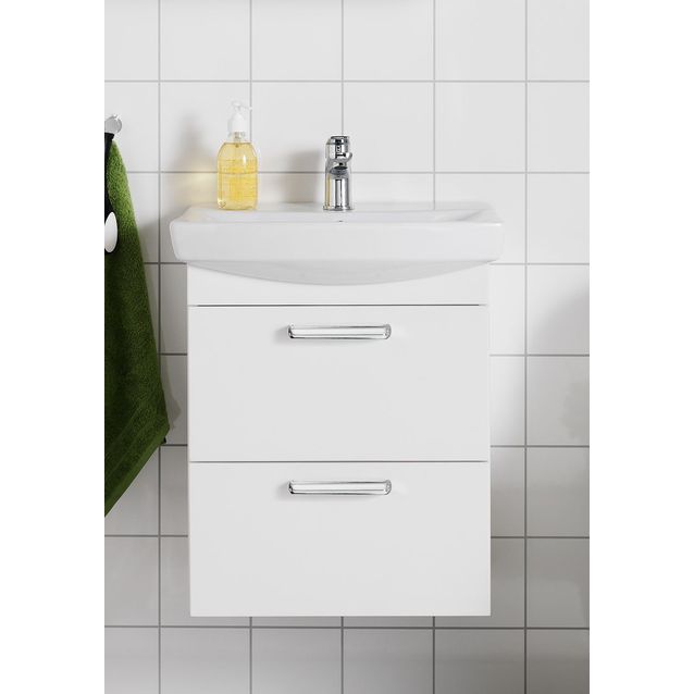 Allaskaluste pesualtaalla Hafa Life mattavalkoinen eri kokoja