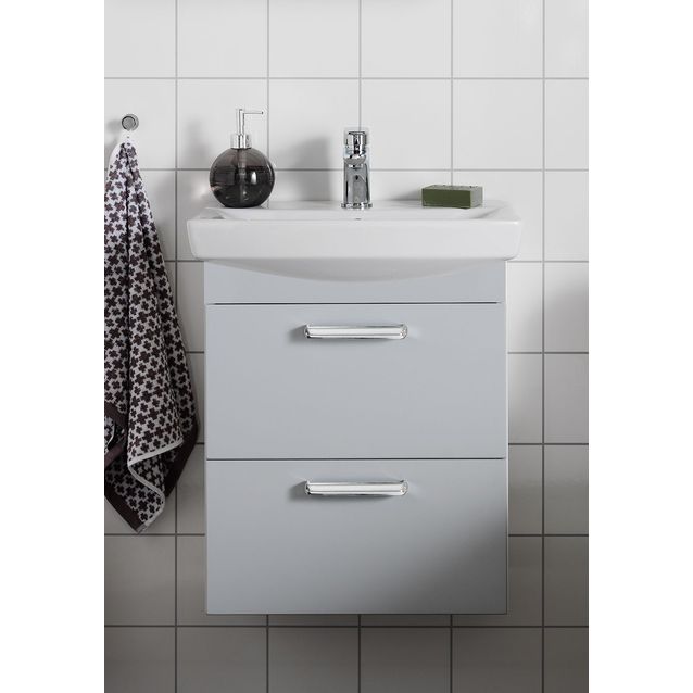 Allaskaluste pesualtaalla Hafa Life vaaleanharmaa eri kokoja