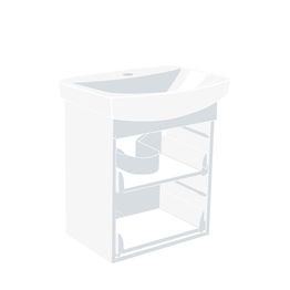 Allaskalusteen runko Hafa Life 500 valkoinen