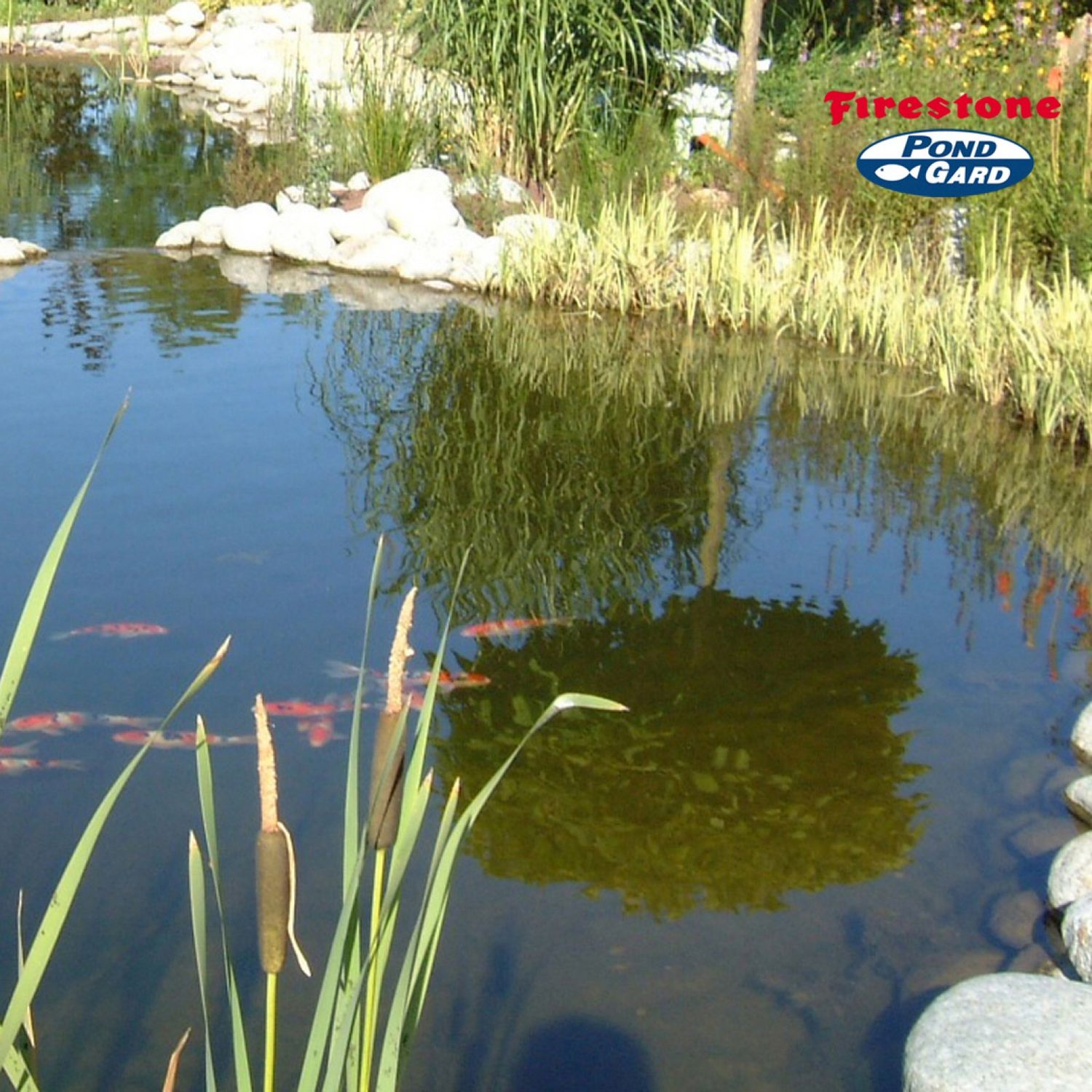 Allaskumi Firestone 12,20 m leveä 1,0 mm kala-allas