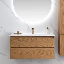 Allaslaatikosto altaalla Bathlife Lättsam 1000 mm tammi