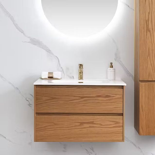 Allaslaatikosto altaalla Bathlife Lättsam, 800mm, tammi
