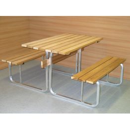 Pöytä/penkki yhdistelmärunko Kikka Alumiininen