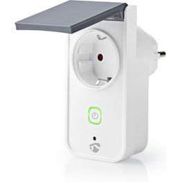 Älypistorasia ulkokäyttöön Nedis Wi-Fi Smart WIFIPO120FWT IP44