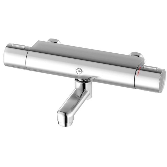 Termostaattihana Gustavsberg New Nautic, juoksuputkella, käännettävä, 150 cc, kromi