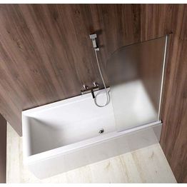 Ammeseinä Interia Vilma 600x1400 mm huurrelasi kiiltävä alumiini oikea