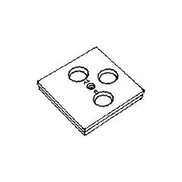 Antennikeskiölevy ELKO Plus TV/R/SAT KL valkoinen