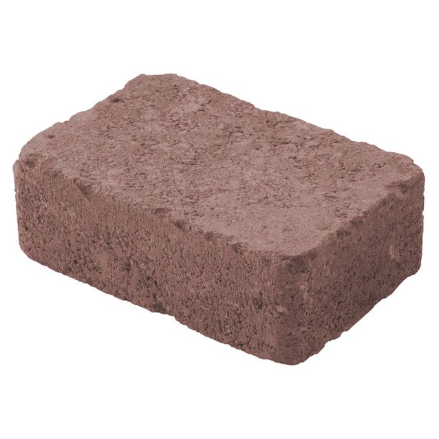 Antiikkikivi kokonainen 179x119x60 mm punainen