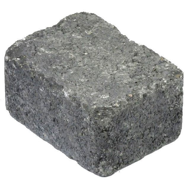 Antiikkikivi puolikas 119x89x60 mm musta