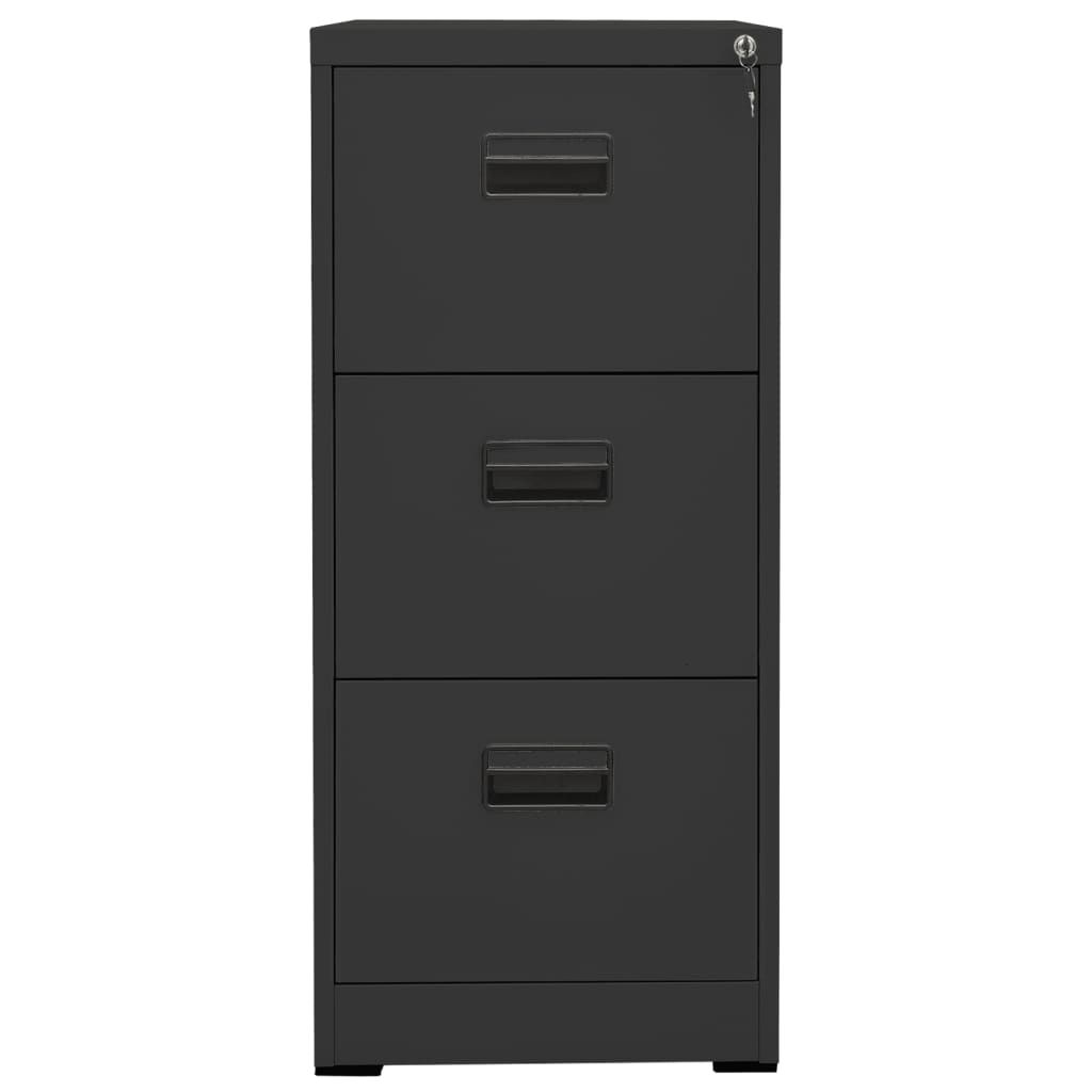 Arkistokaappi antrasiitti 46x62x102,5 cm teräs (36277)