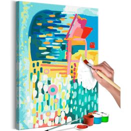 DIY-taulu Artgeist After Rain, 60x40cm, turkoosi