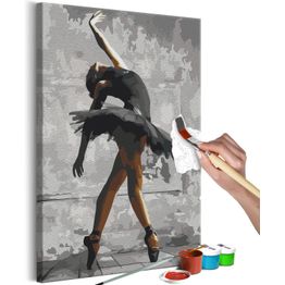 DIY-taulu Artgeist Ballerina Pose, 60x40cm, harmaa