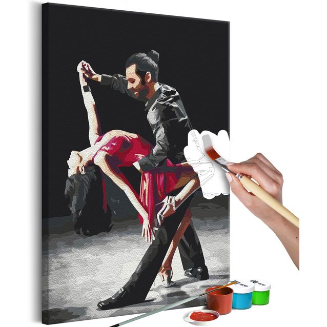 DIY kangas maalaus - Ballroom Dance