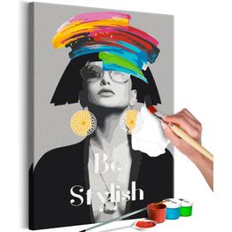 DIY-taulu Artgeist Be Stylish, 60x40cm, musta