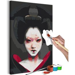DIY-taulu Artgeist Black Geisha, 60x40cm, musta