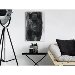DIY-taulu Artgeist Black Panther, 60x40cm, mustavalkoinen